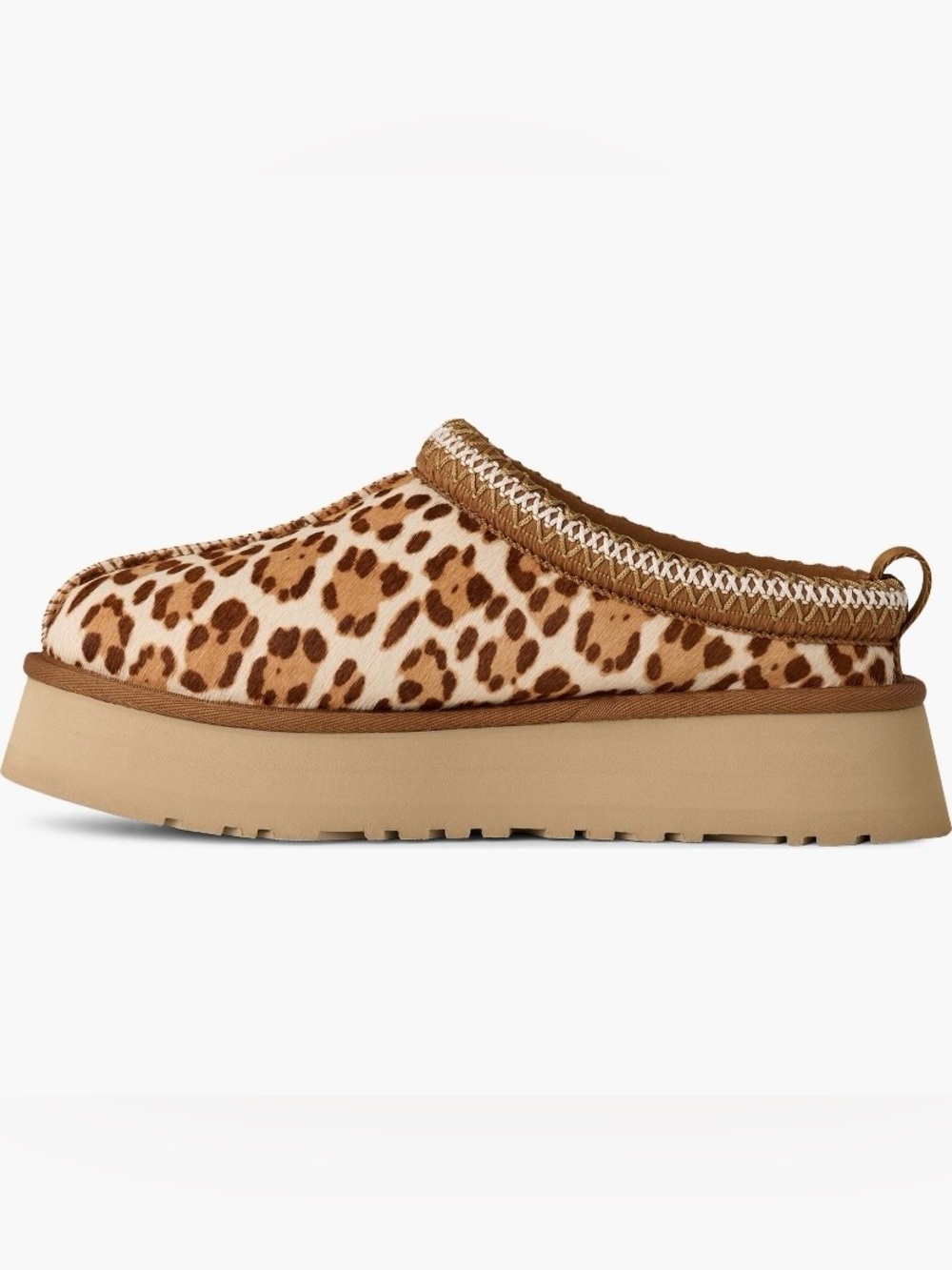 🐆 NWT 🐆 UGG Tazz Plains Leopard Print Slippers, Size 9 - Picture 4 of 13